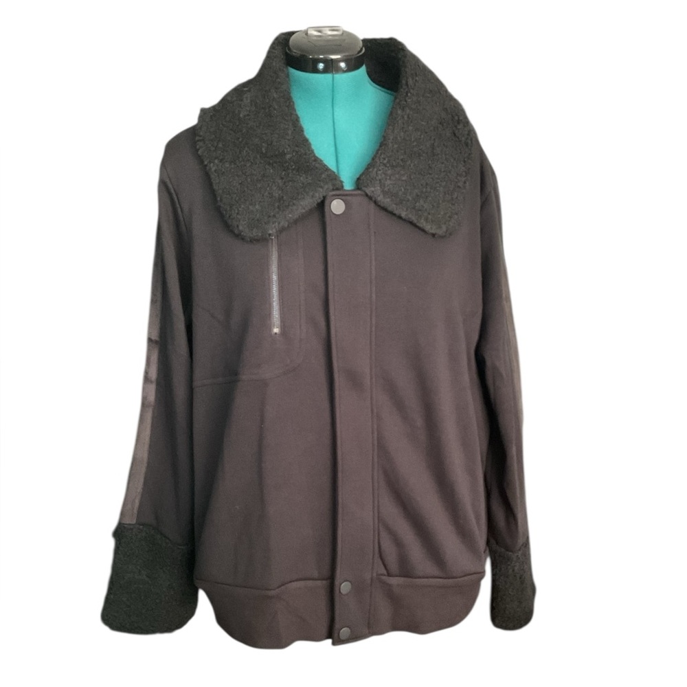 🦄 Shape Activewear Stealth Moto Teddy Jacket